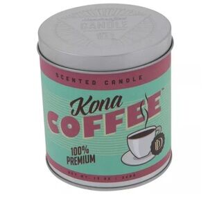 Kona Coffee Candle Tin